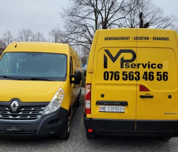 Utilitaire 2 pour déménagement à Neuchâtel - MP Service